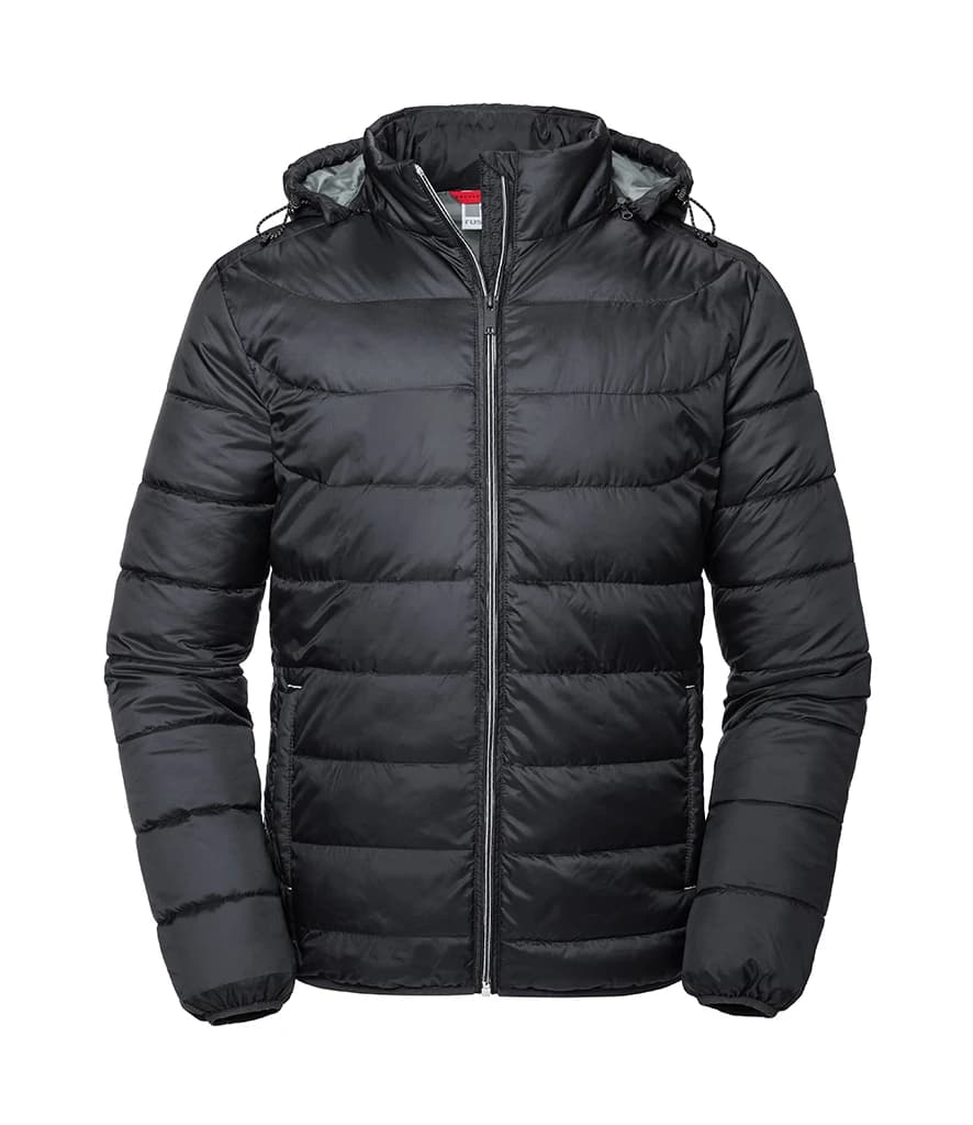 Russell Athletic Hooded Nano Padded Jacket — front
