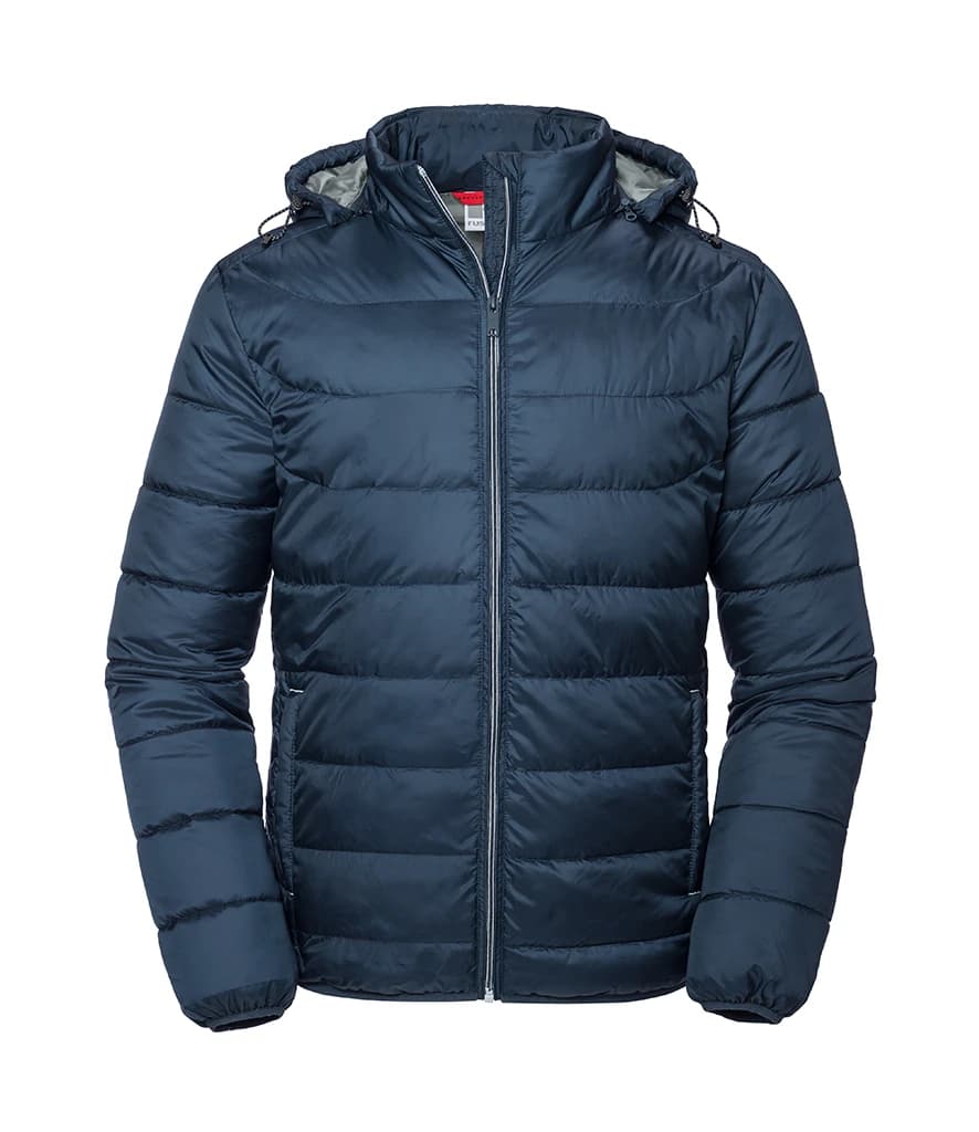 Russell Athletic Hooded Nano Padded Jacket — front