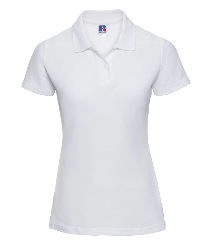 Russell Athletic Ladies Classic Poly/Cotton Piqué Polo Shirt — front