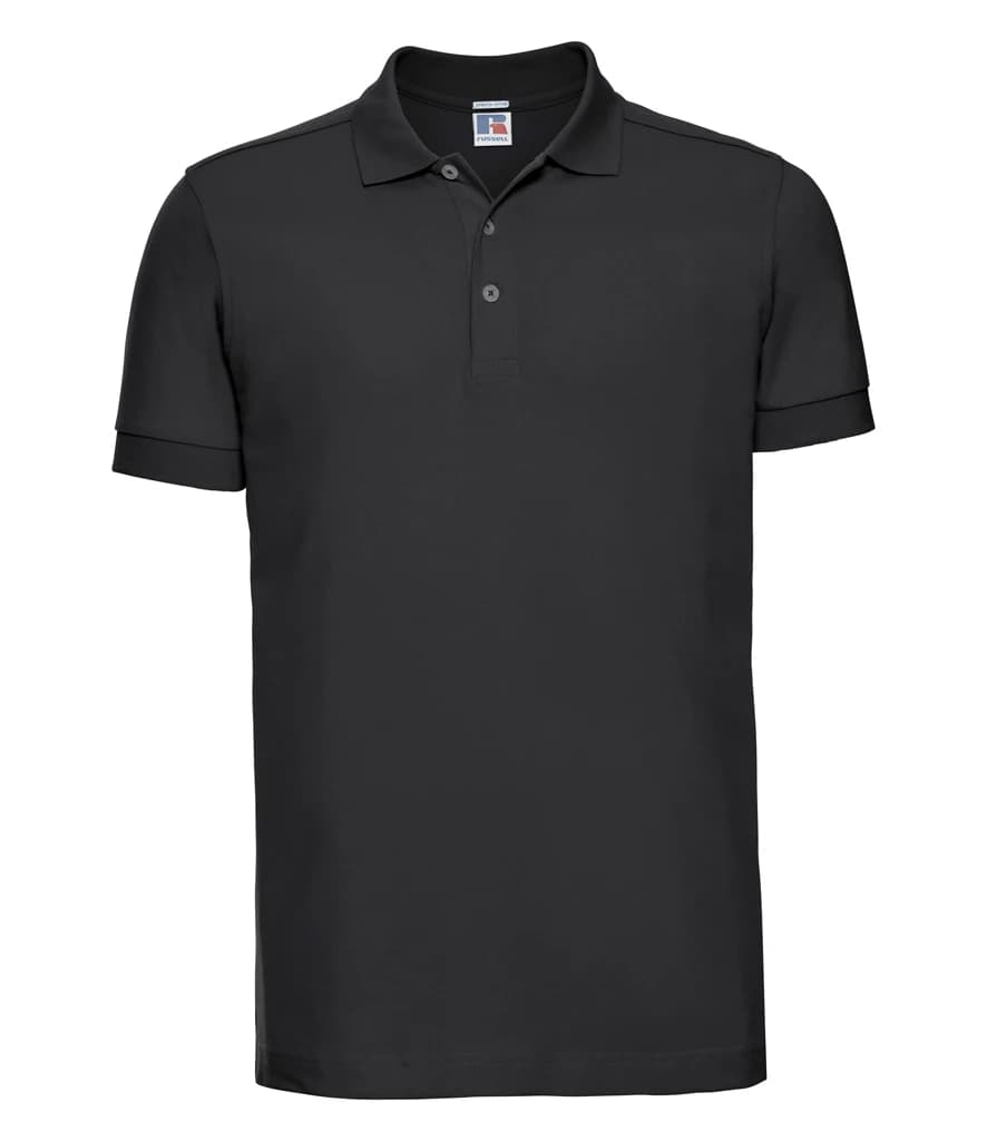 Russell Athletic Stretch Piqué Polo Shirt — front
