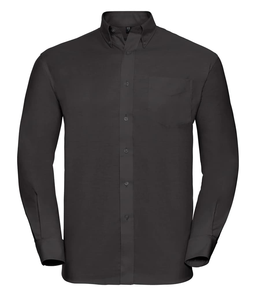 Russell Athletic Collection Long Sleeve Easy Care Oxford Shirt — front