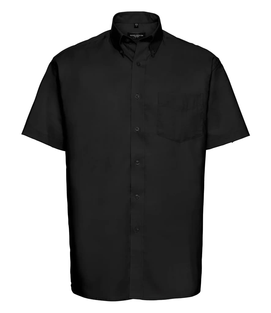 Russell Athletic Collection Short Sleeve Easy Care Oxford Shirt — front
