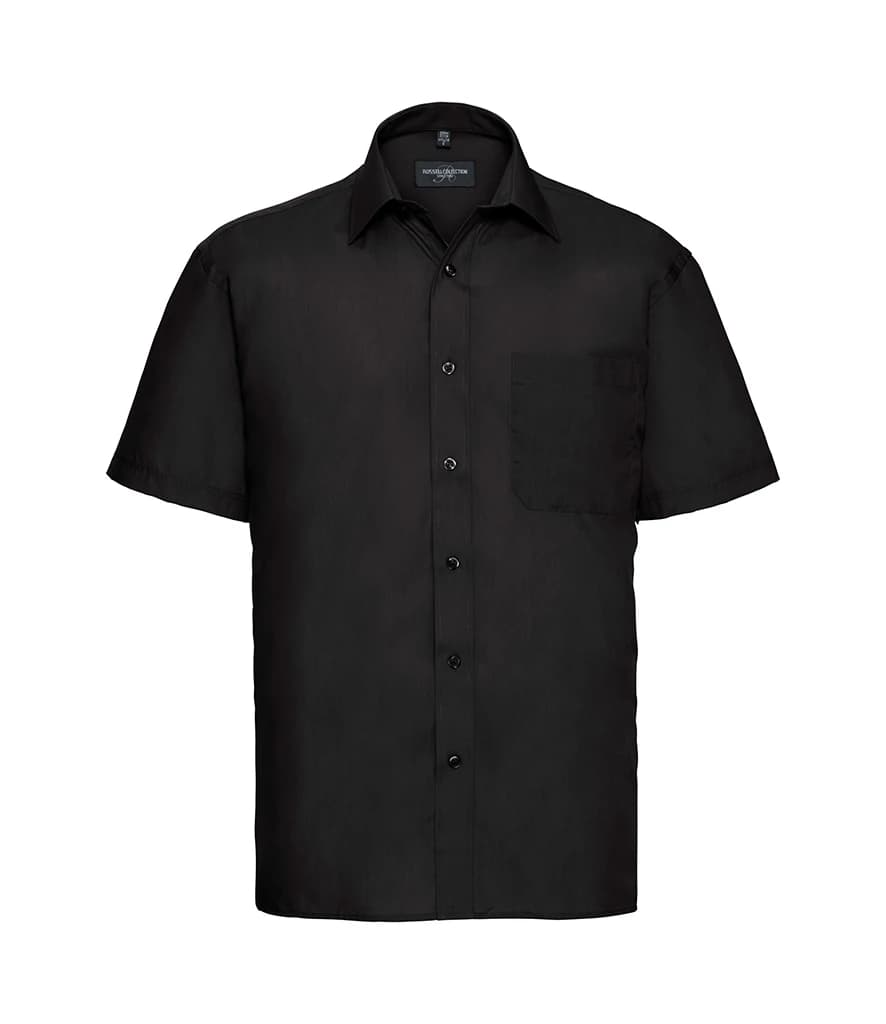 Russell Athletic Collection Short Sleeve Easy Care Poplin Shirt — front