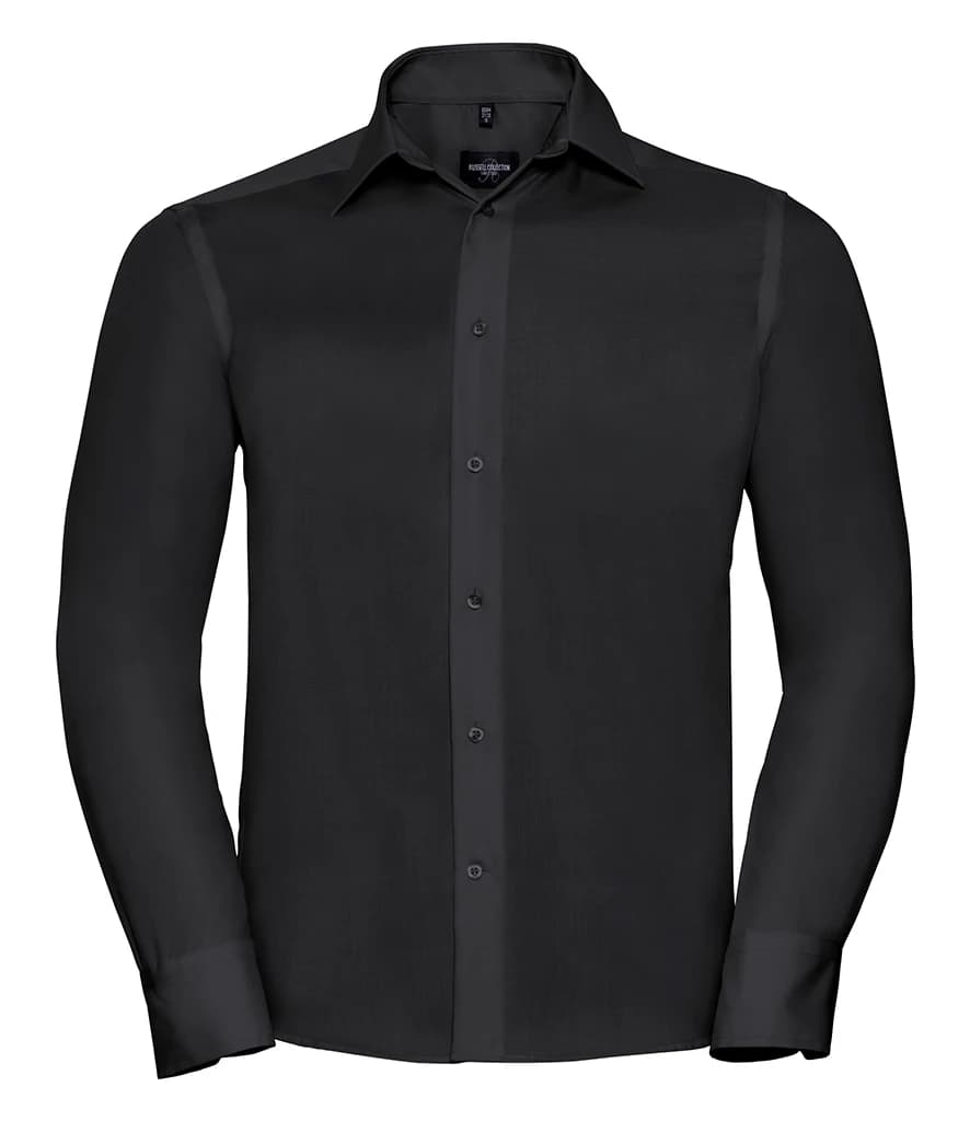 Russell Athletic Collection Long Sleeve Tailored Ultimate Non-Iron Shirt — front